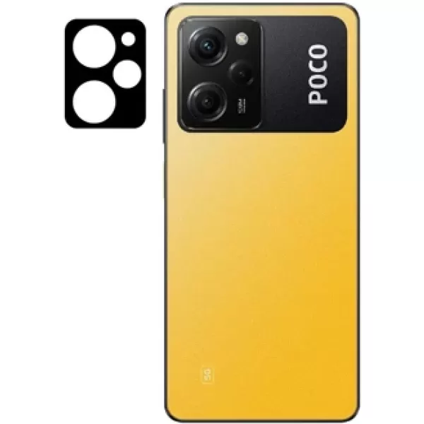 Xiaomi Poco X5 Pro Kamera Lens Koruyucu Siyah Çerçeveli Korunaklı (3d K.c) Siyah