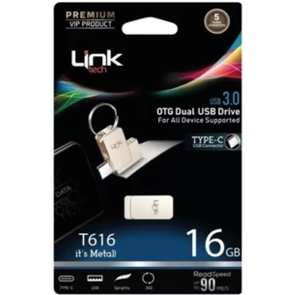 Pazariz 16gb Type-c Dual 3.0 90mb/s Premium Usb Bellek