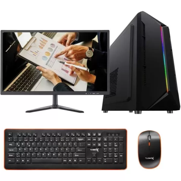 Turbox Tx628 i5 650 Turbo 3.46GHz 8GB Ram 256GB SSD 21.5 inç Monitör Masaüstü Ofis Pc Bilgisayarı