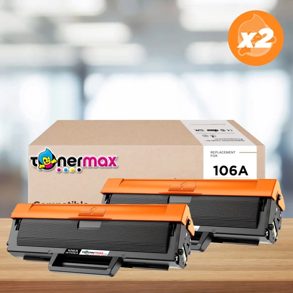 Hp 106A / W1106A Muadil Toner 2'li Avantaj Paket - Çipli  / 107A / 107W / MFP 135W / MFP 137fnw