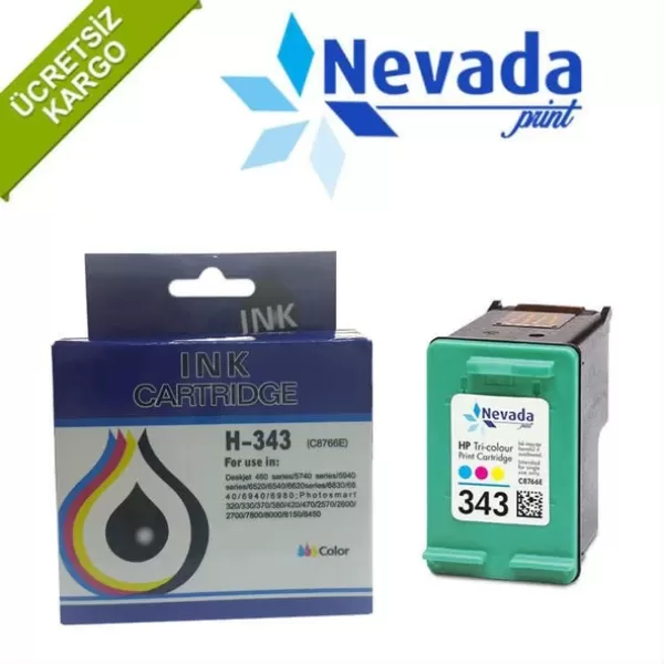 Hp 343 Renkli Kartuş Muadil İthal Hp C8766E