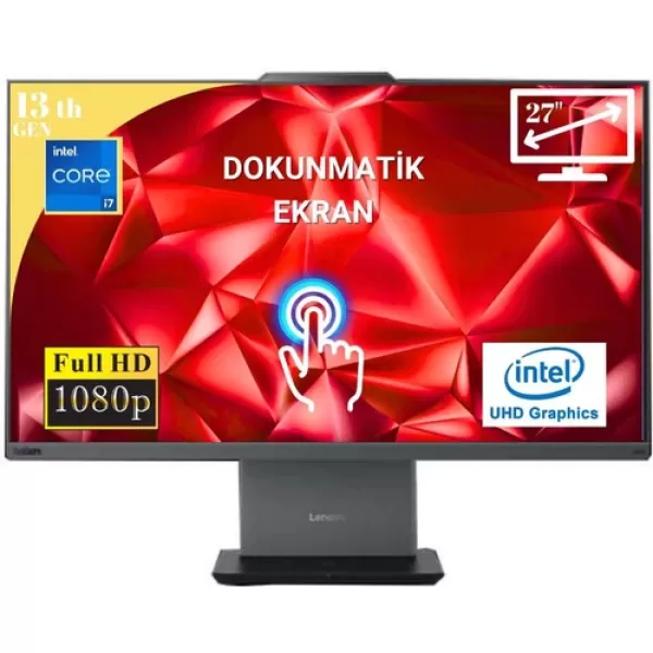 Lenovo Thinkcentre Neo 50A I7 13620H  40GB 2TB M.2 SSD 12SA0013TR ATL29 27" Dokunmatik Ekran W11Pro All In One Bilgisayar