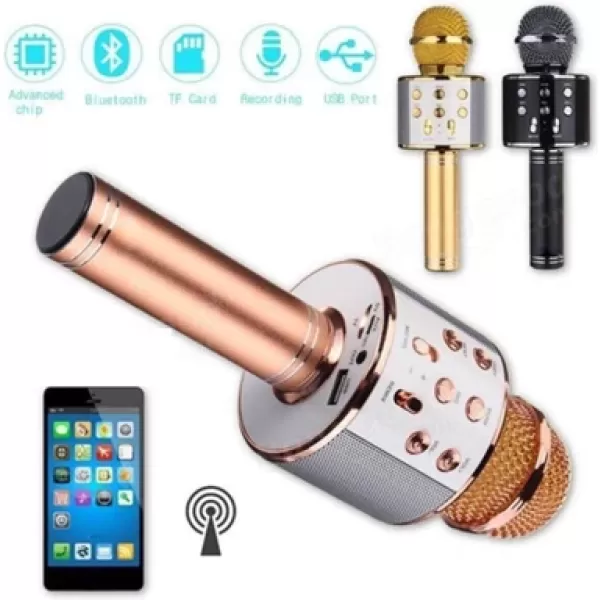 Pazariz Karaoke Mikrofonlu Hoparlör - Acl858 - Siyah