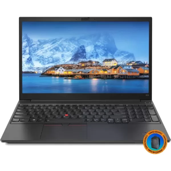 Lenovo E15 21E60055TX07 i5-1235U 24GB 512SSD MX550 15.6" FHD W11P Dizüstü Bilgisayar-CNT008