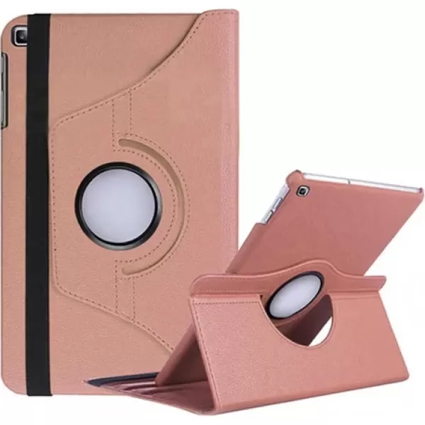 Lenovo Tab M10 Plus (TB-X606F / TB-X606X) Uyku Modlu Kapaklı Stand Olabilen Smart Kılıf  Rose Gold