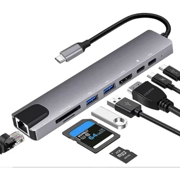 TYPE-C HDTV 8 İN 1 DÖNÜŞTÜRÜCÜ