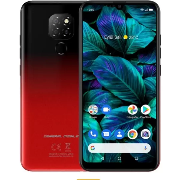 Yenilenmiş General Mobile GM20 64 GB 12 Ay Garantili Kırmızı