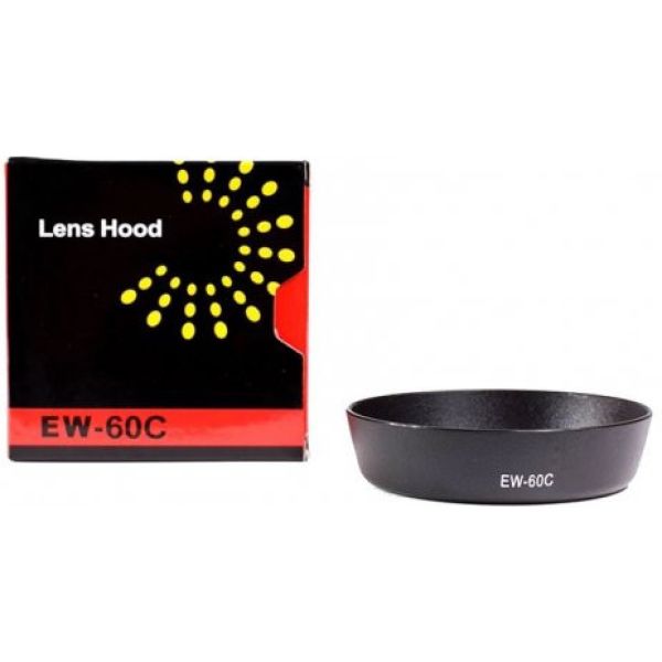 Canon 28-80mm, 28-90mm, 18-55mm Lensler için EW-60C Parasoley