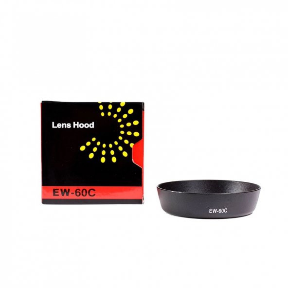 Canon 28-80mm, 28-90mm, 18-55mm Lensler için EW-60C Parasoley