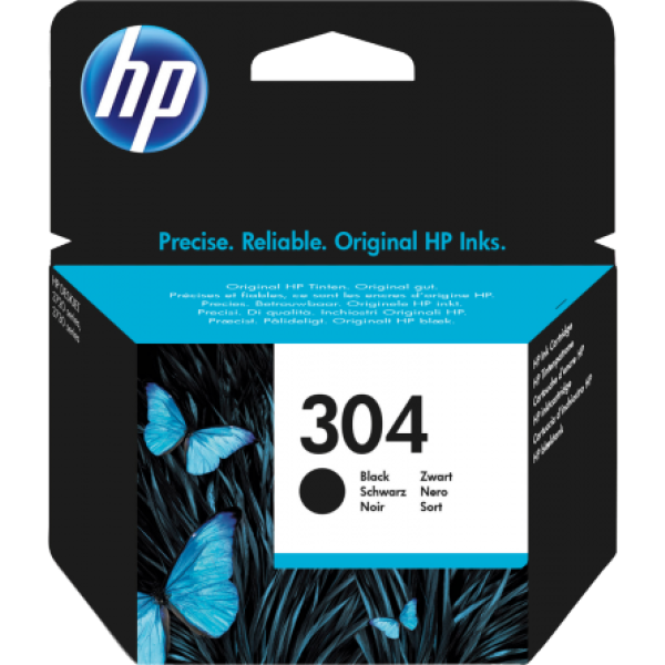 HP N9K06AE (304) SIYAH MUREKKEP KARTUSU 120 SAYFA