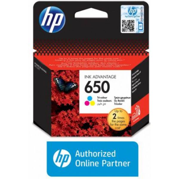 HP CZ102AE (650) UC RENKLI MUREKKEP KARTUSU 200 SAYFA