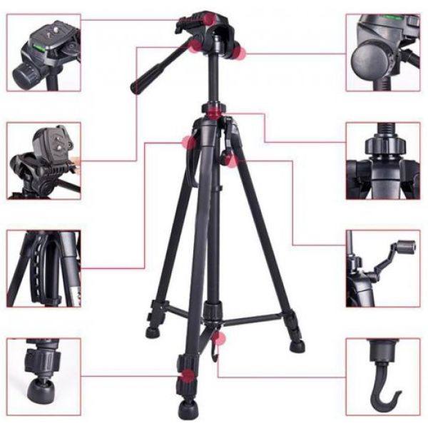 3540-3550 157cm DSLR Tripod Canon Nikon Tripot çantalı