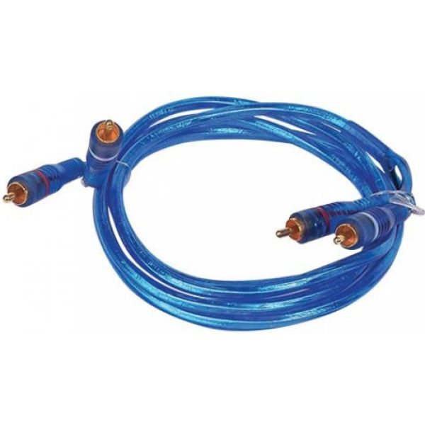 2 Rca 2 Rca 1.6 Metre Mavi Şeffaf Kablo
