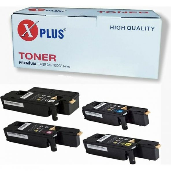 Xplus Xerox Phaser 6000 4 Renk Ithal Muadil Toner Seti 2.000 Syf Renkli