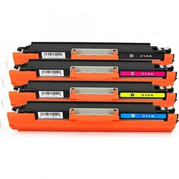 Xplus Laserjet 100 Color Mfp M175ANW Uyumlu 4 Renk Muadil Toner Seti CE310A-311A-312A-313A