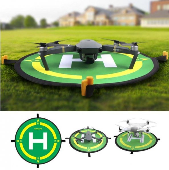 DJI Mavic 2 Zoom Evrensel 50 cm Güvenli İniş Pedi Su Geçirmez Helipad