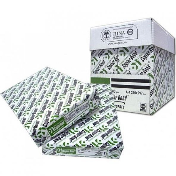 Copier Bond A4 80 Gr/M Fotokopi Kağıdı (5Li Paket)