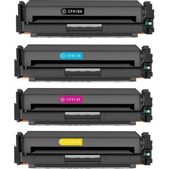 Photo Print HP Color Laserjet Pro Mfp M477FNW 4 Renk Muadil Toner Seti