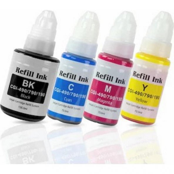 Photo Print Canon Pixma E464 Mürekkep Seti - Renkli
