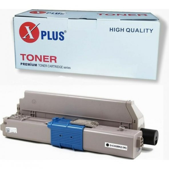 Okı MC363 C332 / MC363 Siyah Ithal Muadil Toner 3.500 Syf Renkli