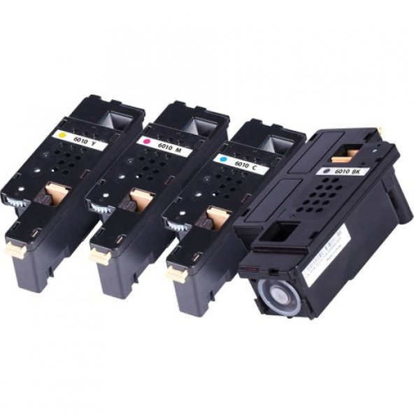 Premium Xerox Workcentre 6015 Uyumlu 4 Renk Muadil Toner Seti