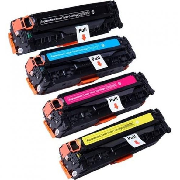 Photo Print Canon MF623CN MF628CW Uyumlu 4 Renk Muadil Toner Kartuş CRG-731