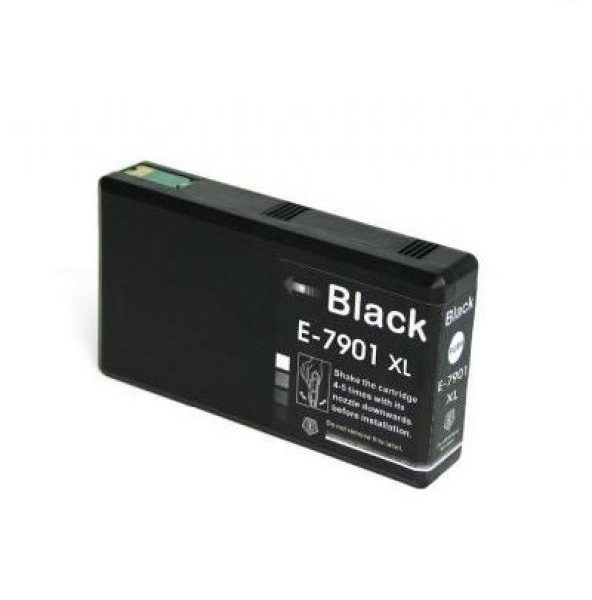 Epson Uyumlu TE7901XL(62ML) Siyah Muadil Kartuş