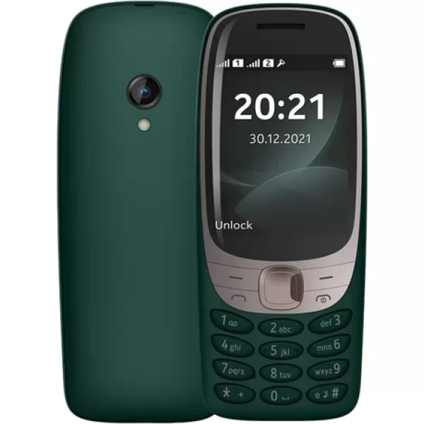 Nokia 6310 Tuşlu Cep Telefonu (İthalatçı Garantili) Yeşil