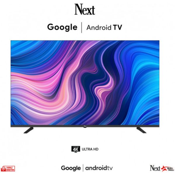 Next YE-58020GFSG5 58" 147 Ekran Uydu Alıcılı 4K Ultra HD Google Android LED TV