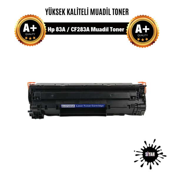 MUADİL TONER Hp 83A / CF283A M201 M125 / M225 / M127 Muadil Toner 1.600 Sayfa