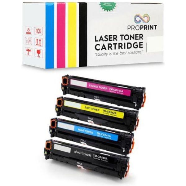 TKPrint HP 125A Muadil Toner Seti 4 Renk CMYK CP1217