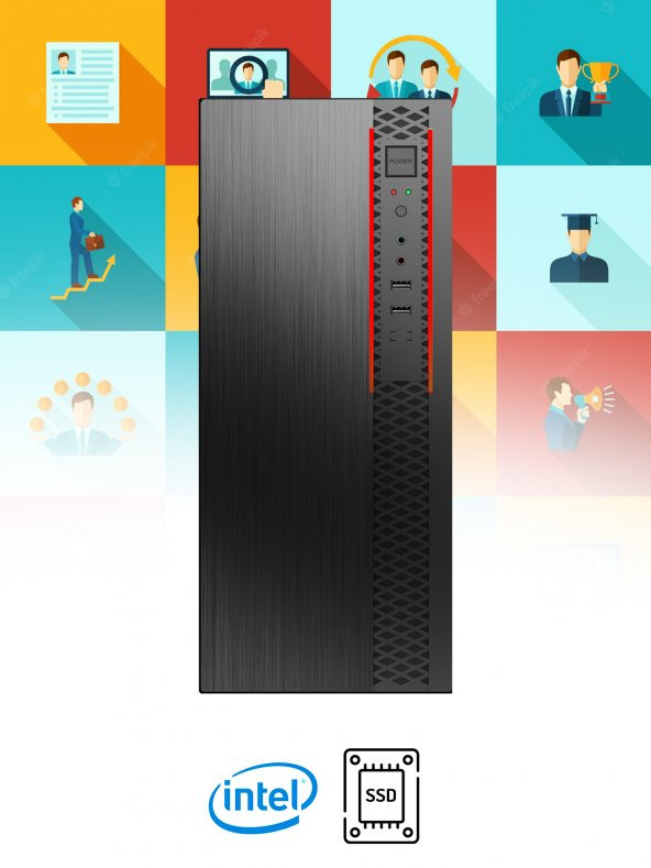 RAMTECH WORKFORCE WF325 i5-3470 16GB RAM 128GB SSD MASAÜSTÜ OFİS BİLGİSAYARI