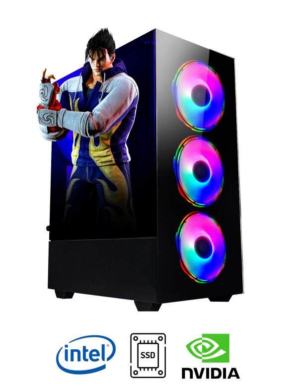 RAMTECH FULLFORCE FF187 i5-4590 8GB RAM 128GB SSD 6GB-GTX1660S OYUNCU MASAÜSTÜ BİLGİSAYAR