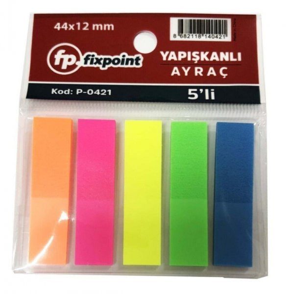 4 Paket Yapışkanlı Ayraç 5 Li
