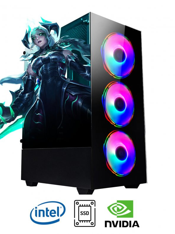 Ramtech DG270 İ5-10400F 16GB RAM 256GB SSD GTX/750Tİ  Oyuncu Bilgisayar