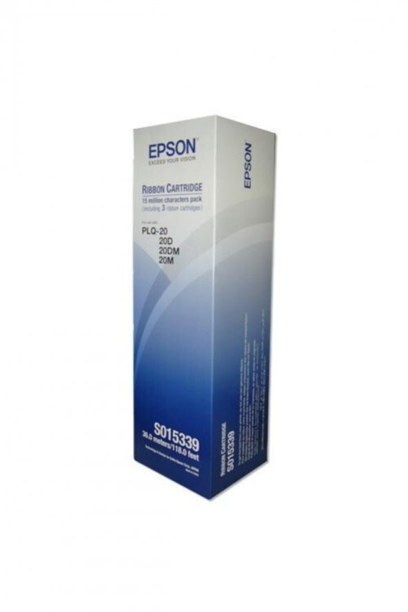 EPSON PLQ-20 S015339 ORJİNAL ŞERİT (3lü Paket) PLQ-20 / PLQ-22