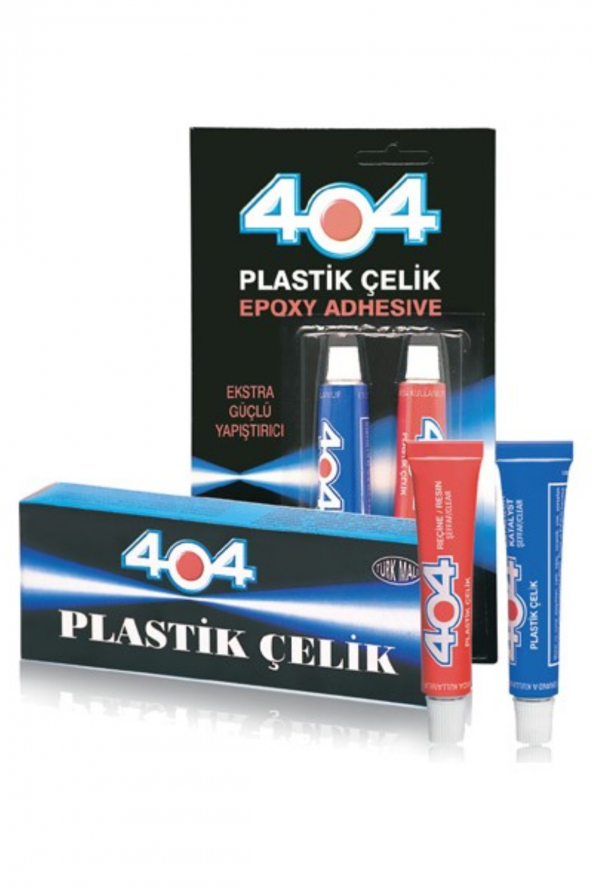 404 Hızlı Yapıştırıcı / Plastik, Çelik, Çift Karışımlı Yapıştırıcı / 16 Gram
