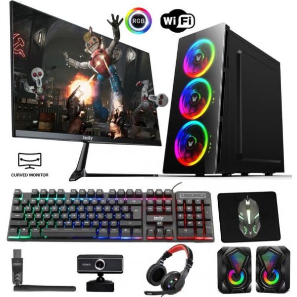 İzoly Warlock i7-860 16GB 256GB SSD GT740 4GB 24 Oyuncu Masaüstü Bilgisayarı