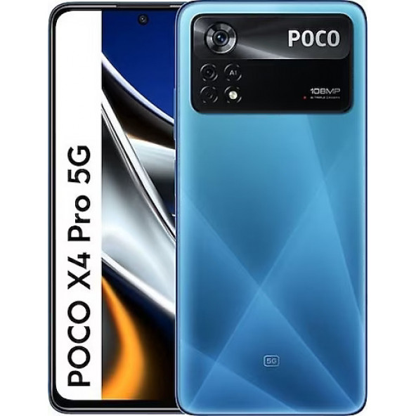 Poco X4 Pro 5G 8 GB 256 GB Mavi (Xiaomi Türkiye Garantili)