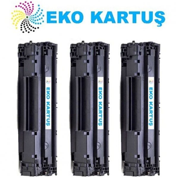 Hp Laserjet Pro Mfp M125nw Ekonomik Avantajlı 3’lü Paket 83a Muadil Toner
