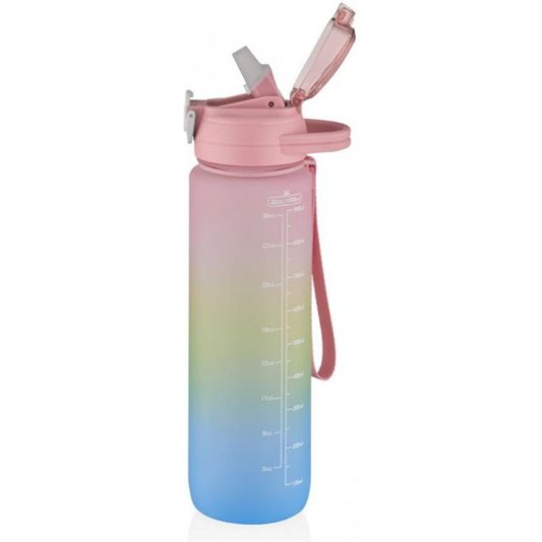 Vagonlife VGN2219 1000ml Renkli Pipetli Matara