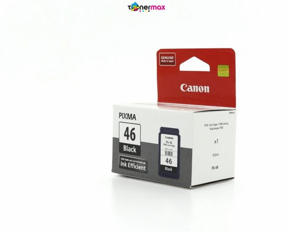 Canon Pixma E414 kartuş / Canon PG-46 Siyah Kartuş Orjinal