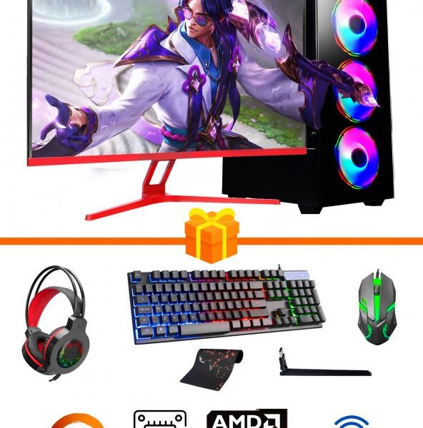Ramtech Gaming RG505-078 R5 5500 32GB RAM 256GB SSD 1TB HDD RX550/4GB 27inç OYUNCU BİLGİSAYARI