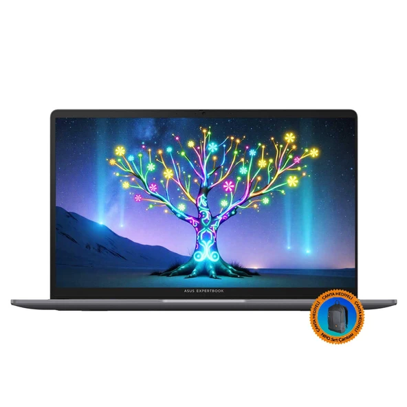 Asus ExpertBook P1 P1503CVA-I58512S0D02 i5-13500H 16GB 512SSD 15.6" FHD FreeDOS Dizüstü Bilgisayar-CNT003