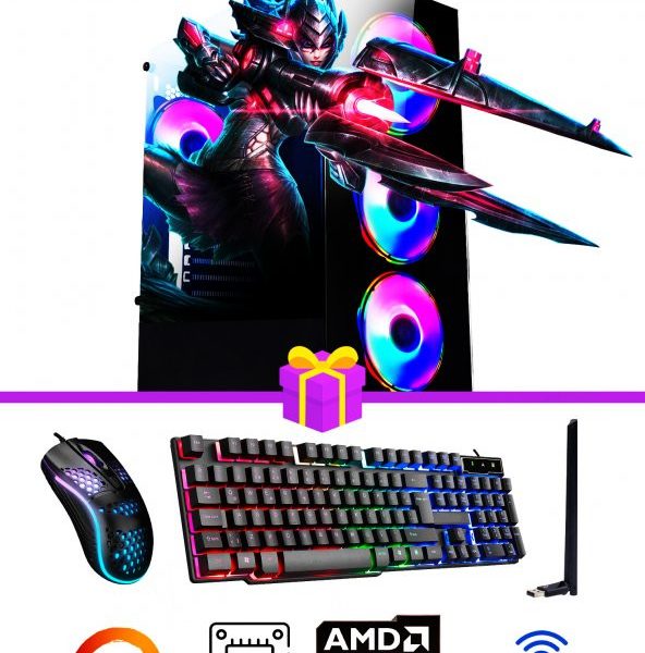 RAMTECH FULLFORCE FF447 R5-3600 32GB RAM 256GB SSD  RX580/8GB OYUNCU MASAÜSTÜ BİLGİSAYAR