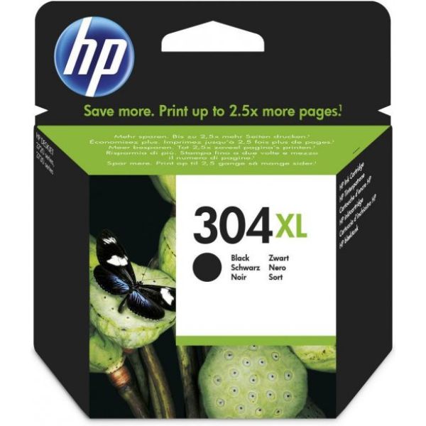 Hp 304XL N9K08AE / Deskjet 2600/2620/2630 /3720 / 3730 / 3732 Siyah Orjinal Kartuş
