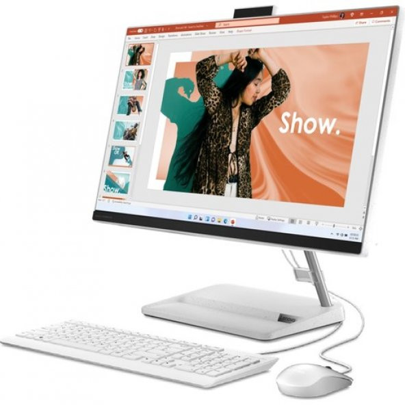 Lenovo Ideacentre Aıo 3 F0GJ00GSTX Intel Core I5-12450H 8gb 512GB SSD Intel Iris Xe Graphics 27" Fhd IPS Freedos All In One Bilgisayar