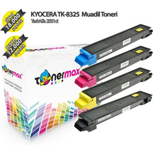 Kyocera TASKalfa 2551ci Muadil Toner Set / TK-8325