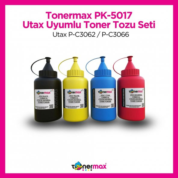 Utax PK-5017 Toner Tozu Set / Utax P-C3062 / P-C3066