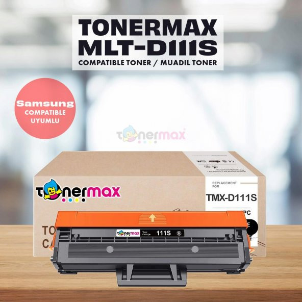 Samsung MLT-D111S Muadil Toner Yeni Versiyon Çipli V4